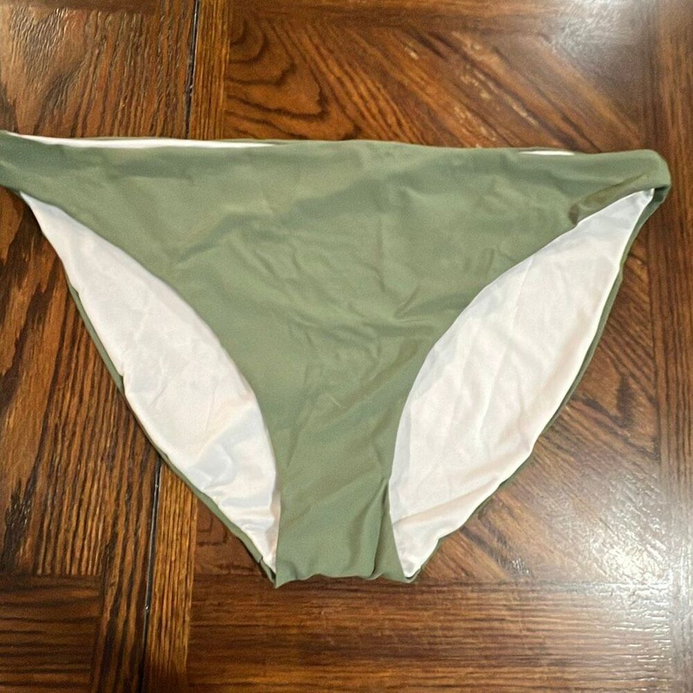 Pinkblush Maternity Reversible Bikini Bottoms Sage Green NWT Size 3X